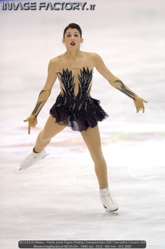 2013-03-02 Milano - World Junior Figure Skating Championships 9357 Samantha Cesario USA